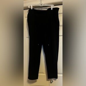 Black Drawstring Dress Pants